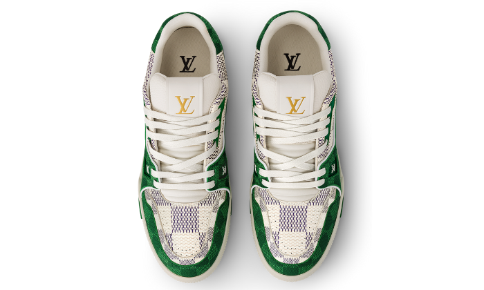 White Green Monogram