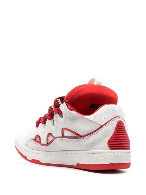 Curb White Red