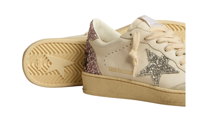 Stella Glitter argento rosa