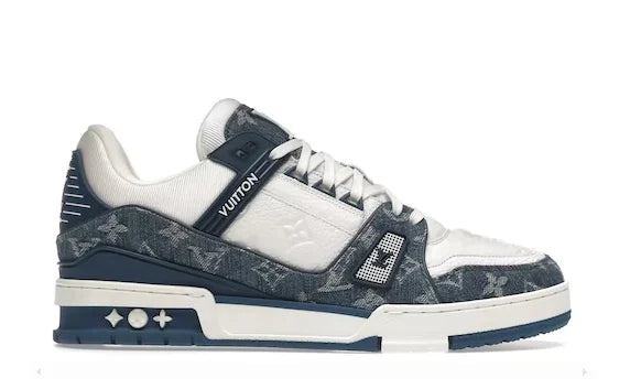 Monogram Denim White Blue
