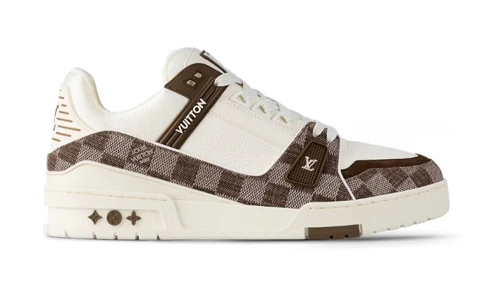White & Brown Damier