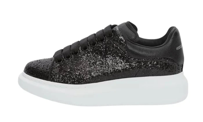 Women’s Glitter Oversized Sneaker in Black