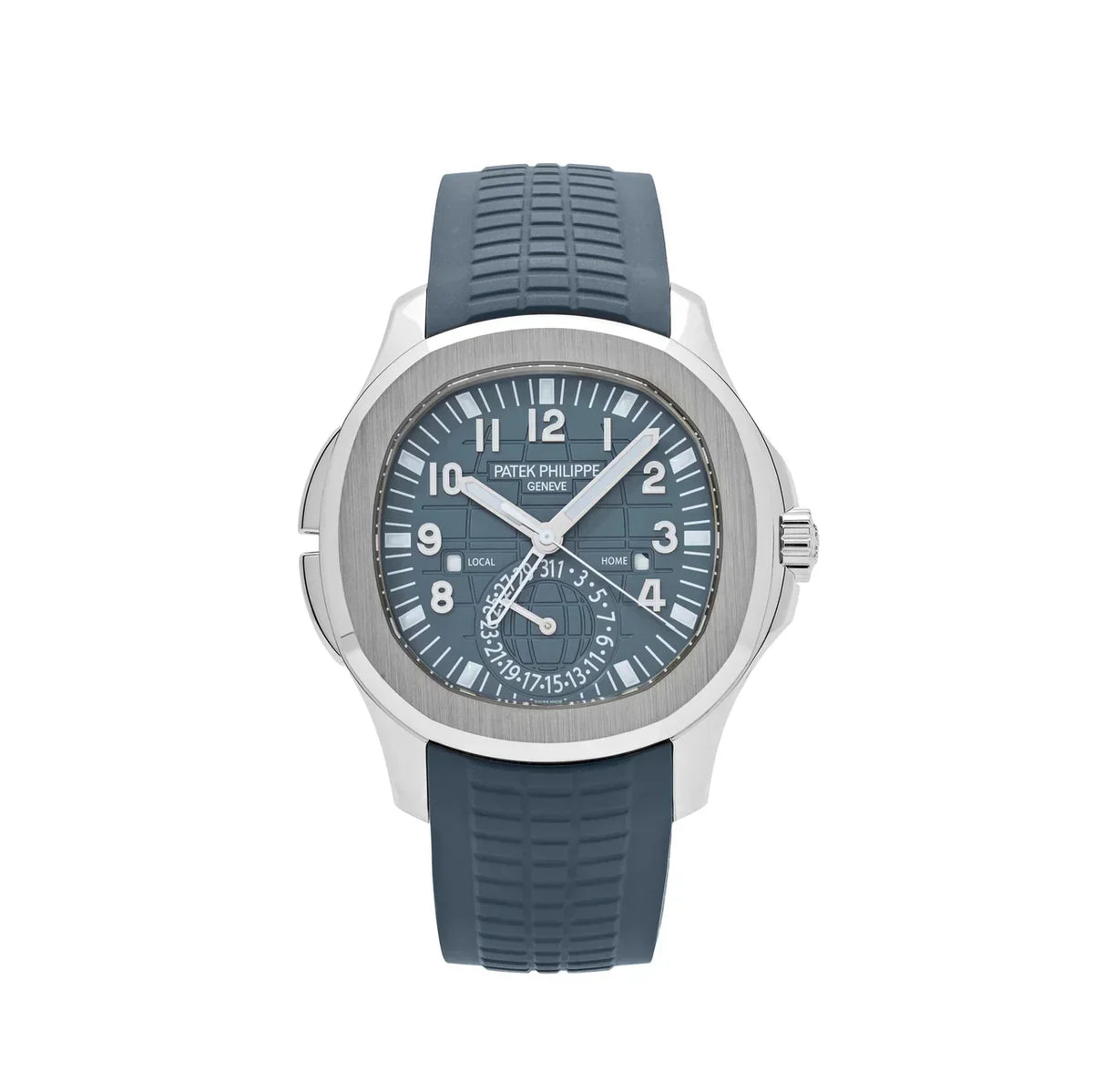 Aquanaut 5164G-001 'Travel Time' White Gold Blue-Gray Dial (2024)