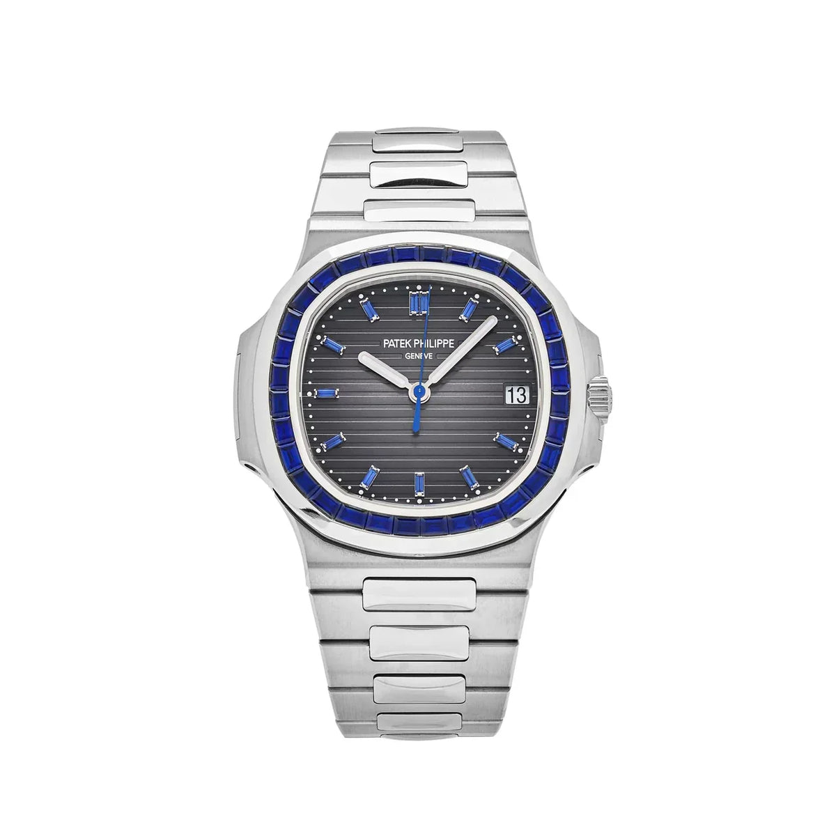 Nautilus 5711/112P-001 Platinum Grey Dial Ruby Bezel
