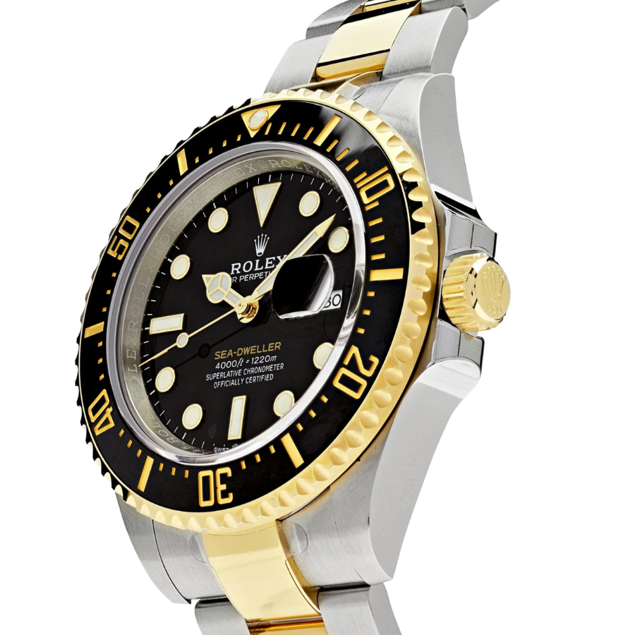 Sea-dweller gold black dial 43mm