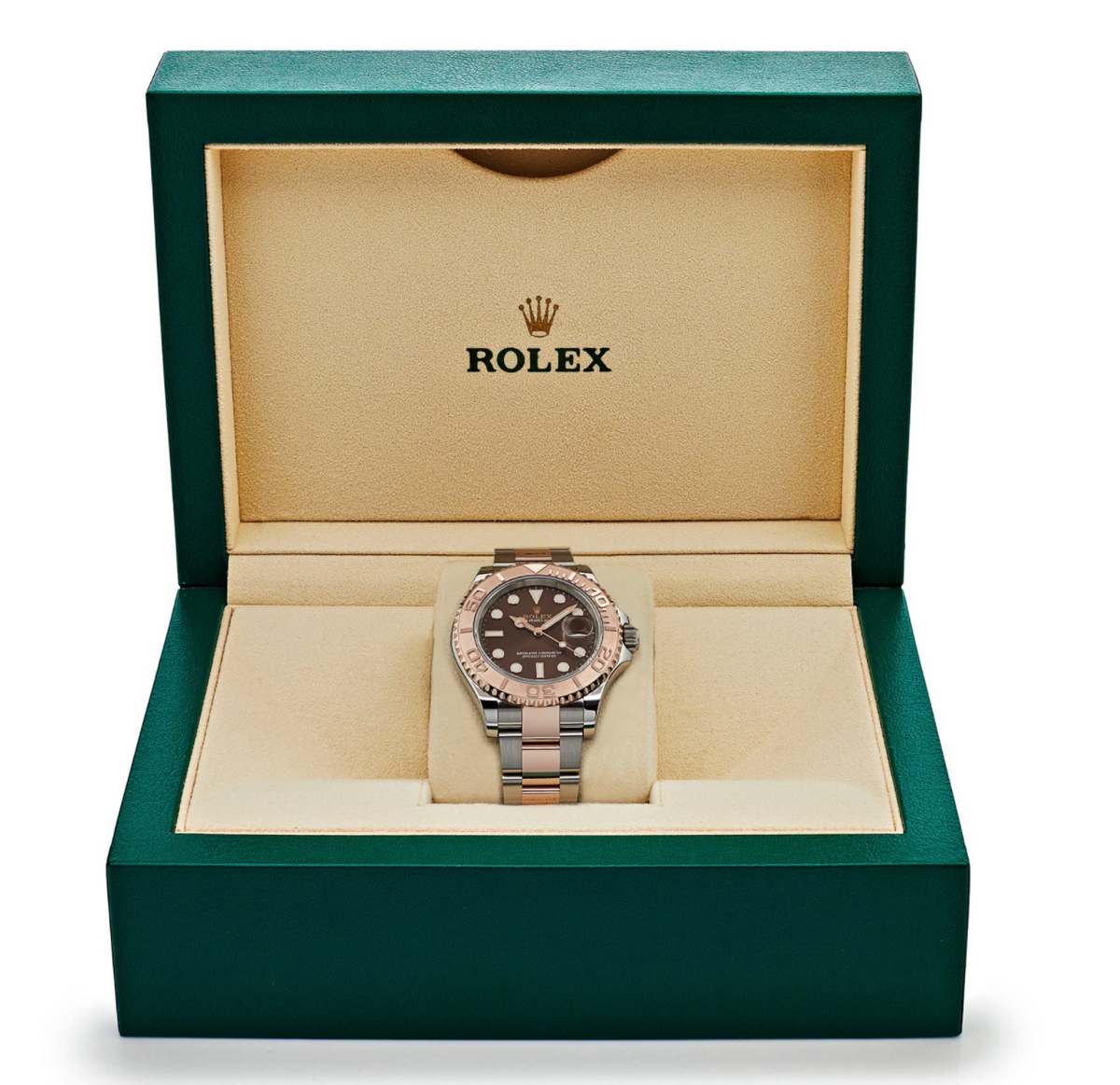 Yacht-rose gold brown dial 40mm