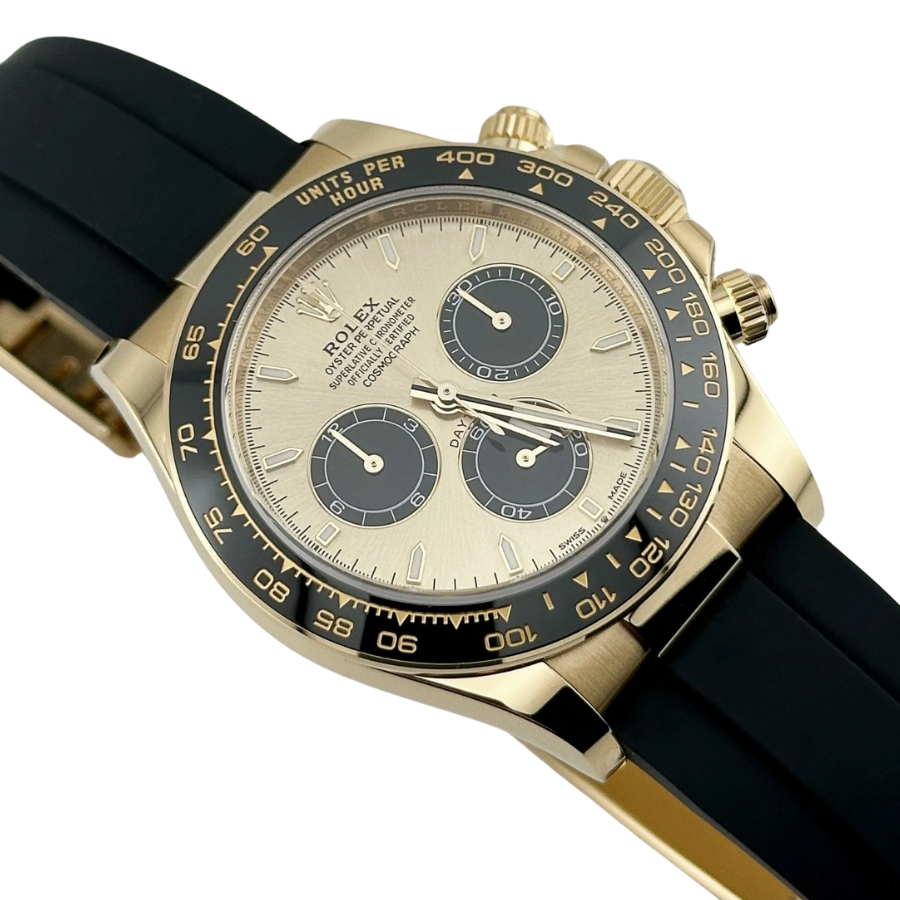 Daytona champagne black dial 40mm