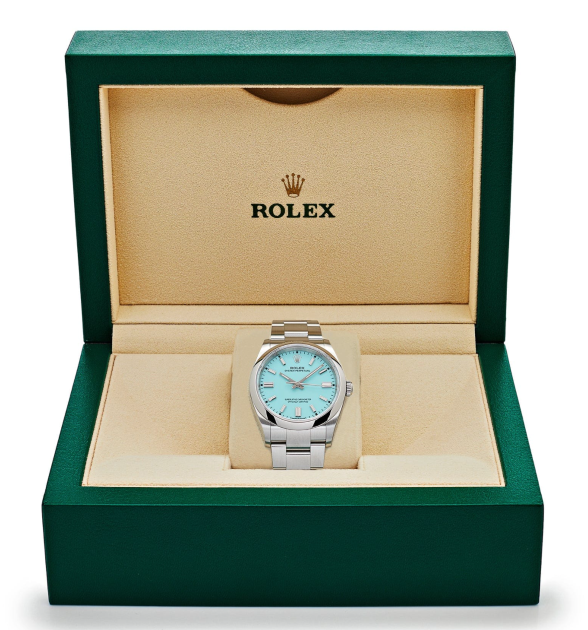 Oyster perpetual baby blue dial 36mm
