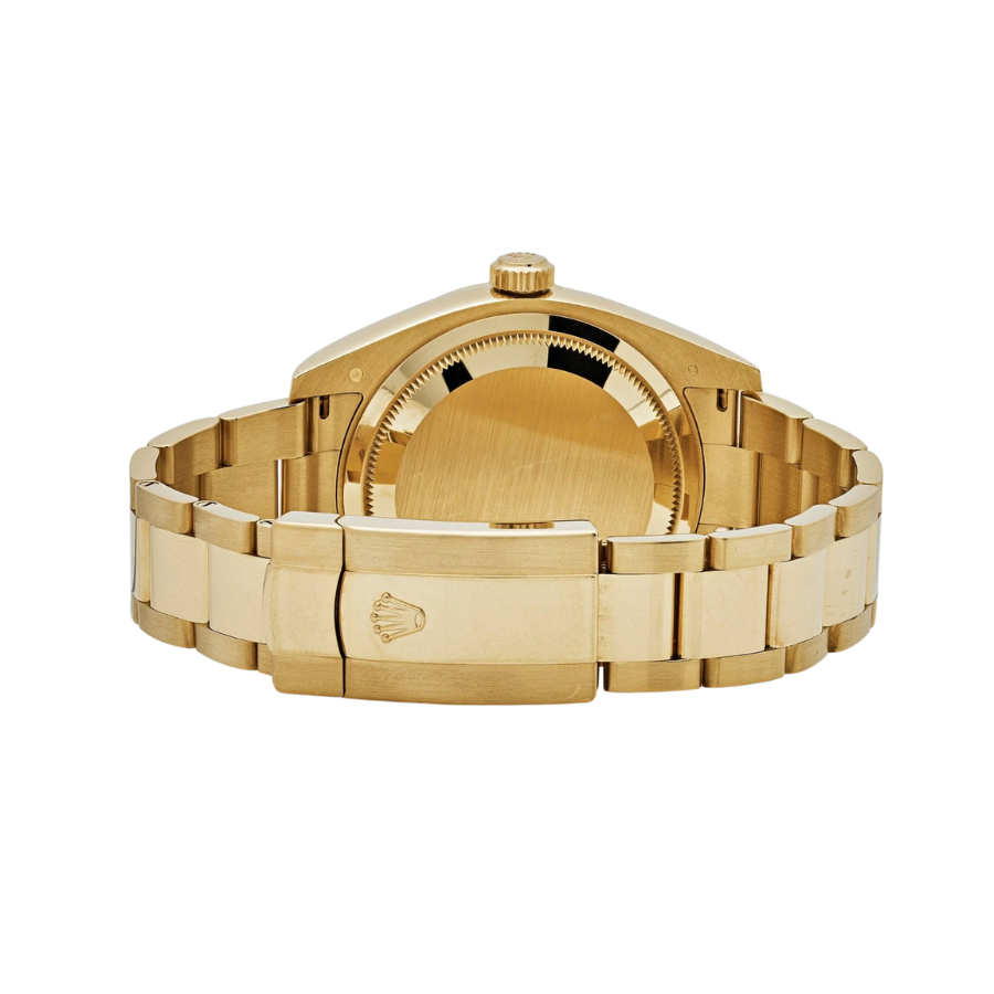Sky-dweller gold champagne dial arabic numerals 42mm