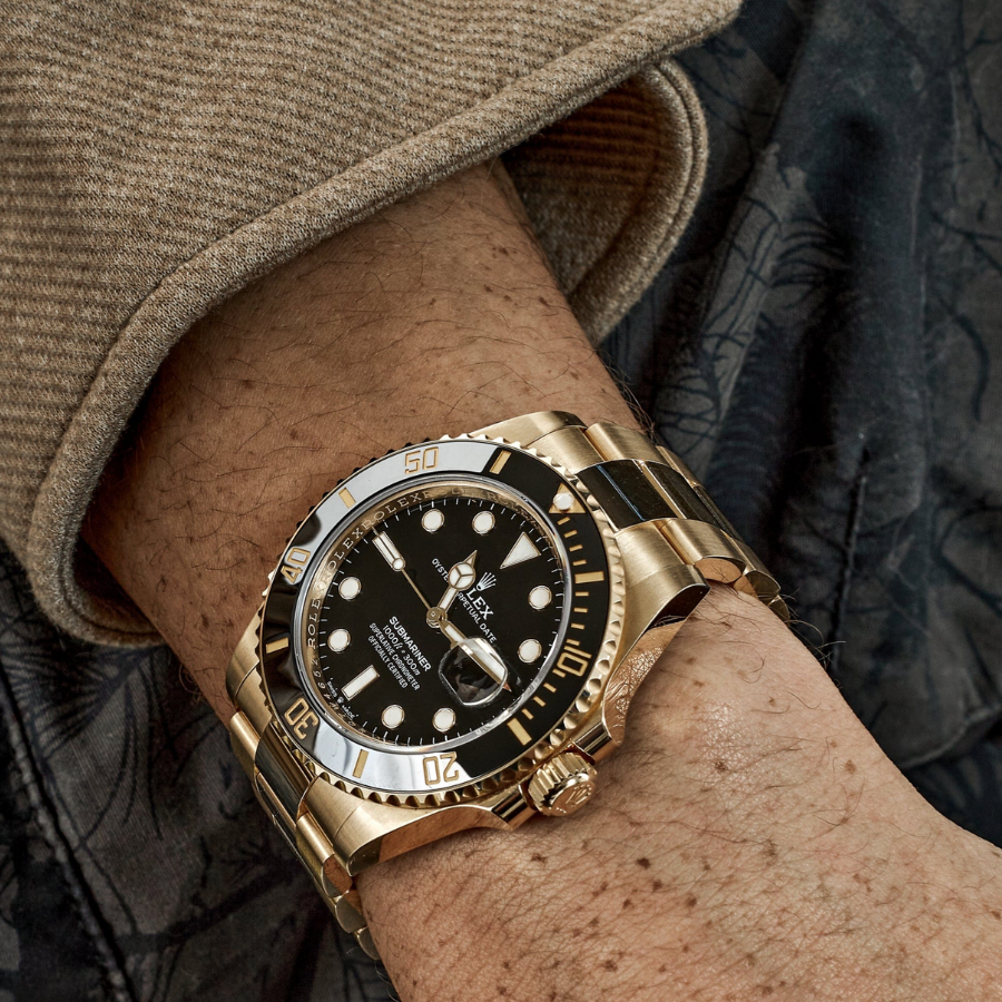 Submariner gold black dial 41mm
