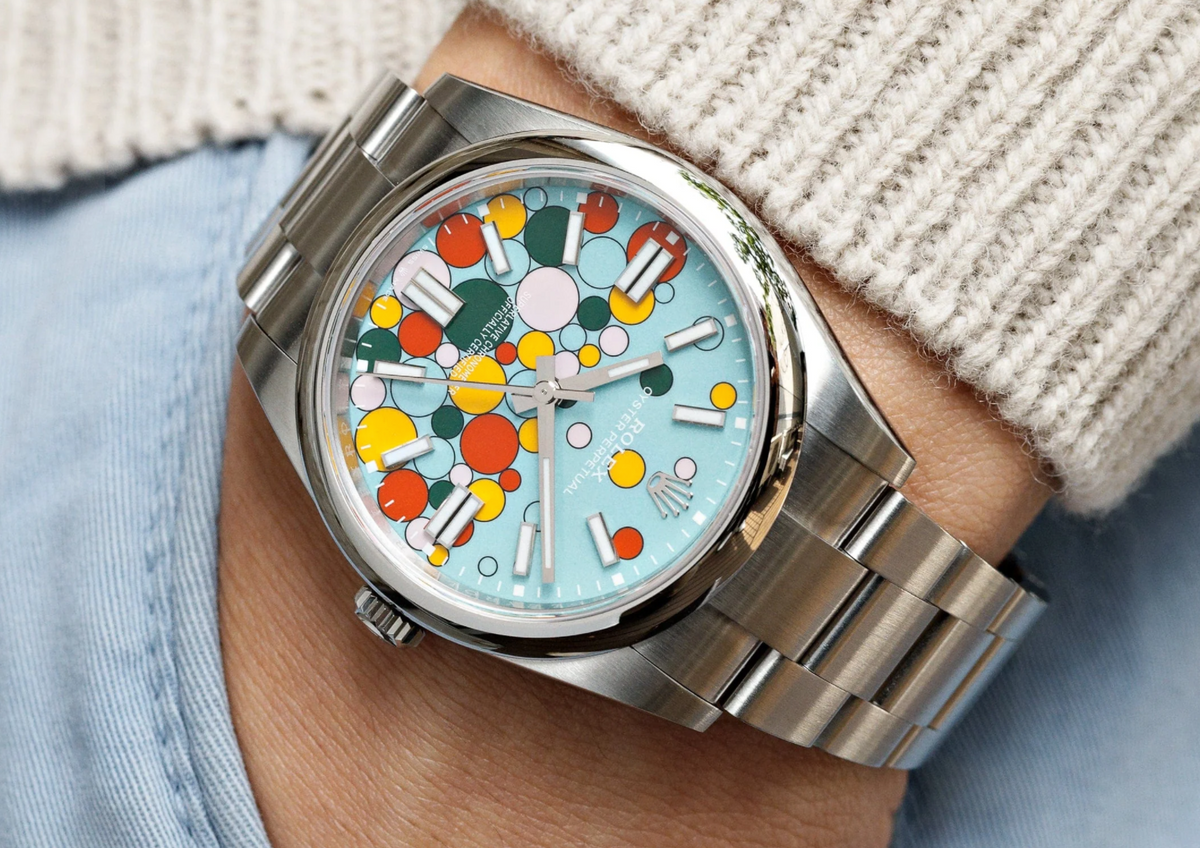 Oyster celebration motif dial 41mm