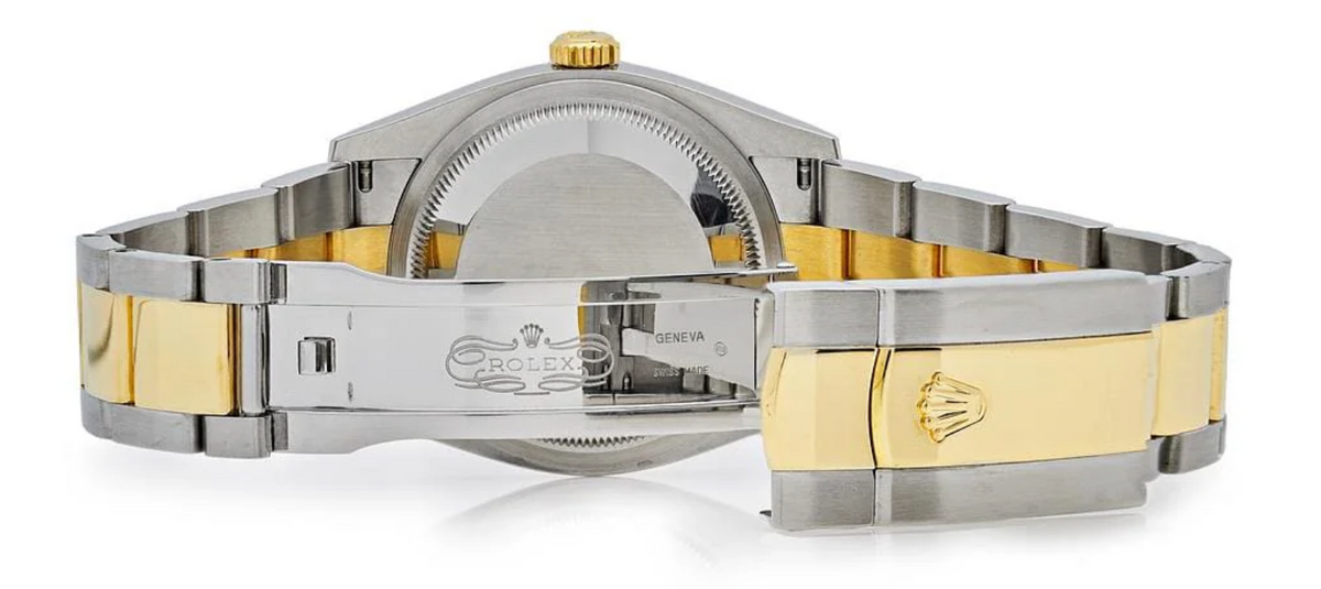 Date just yellow gold champagne dial 41mm