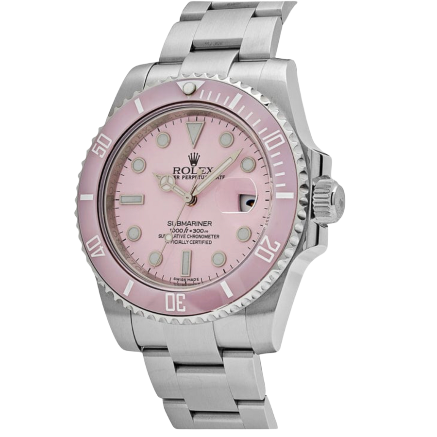 Submariner pink dial 40mm
