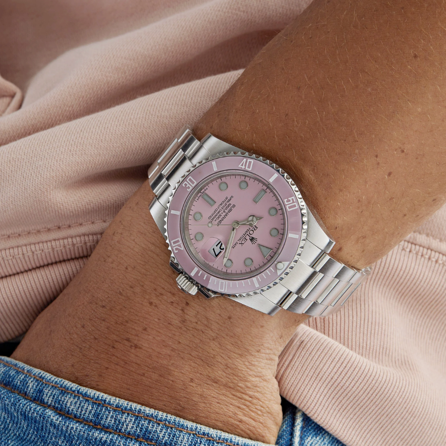 Submariner pink dial 40mm