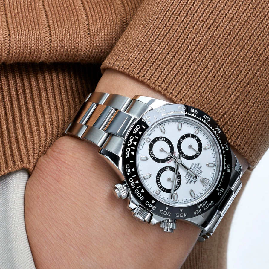 Daytona white panda dial 40mm