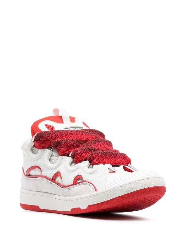 Curb White Red