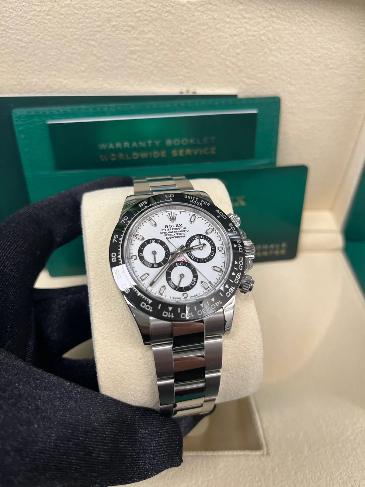 Cosmograph Daytona 116500LN White Panda Dial Ceramic Bezel