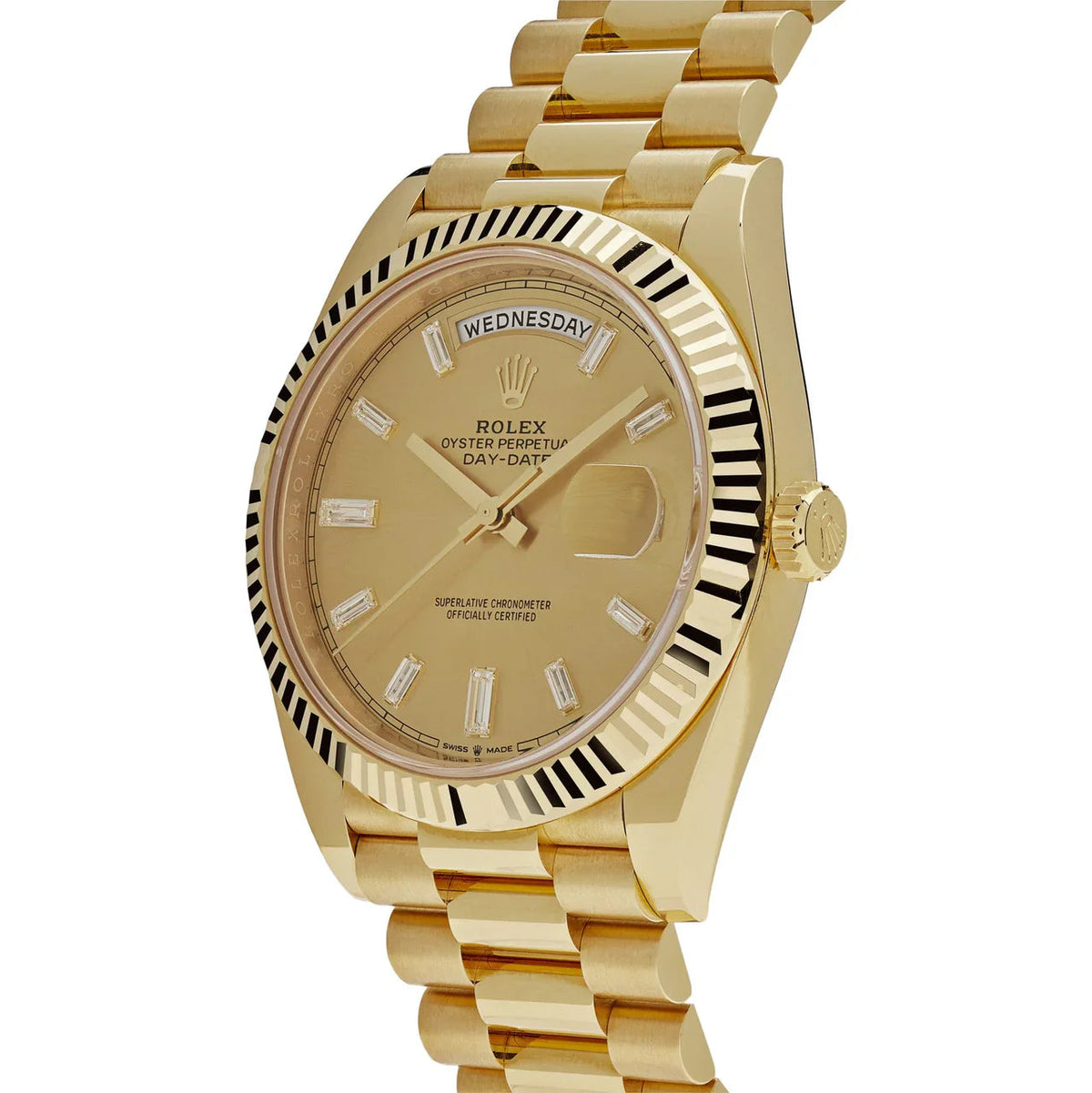 Day-date gold watch