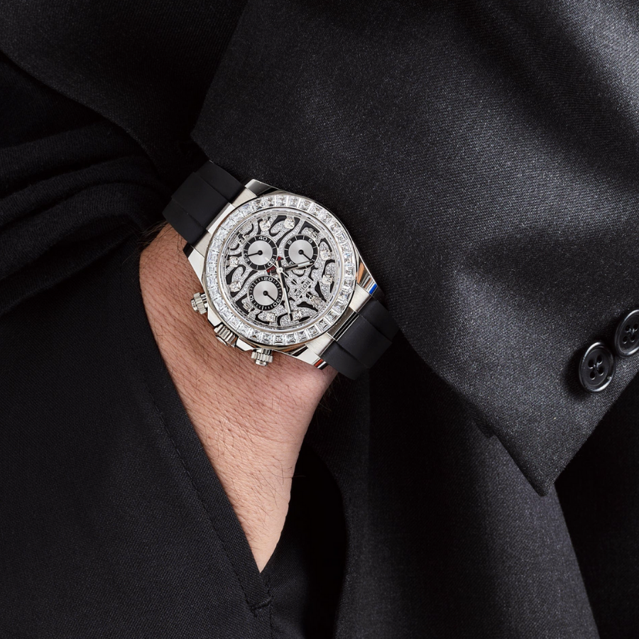 Daytona mother of pearl diamond dial 40mm