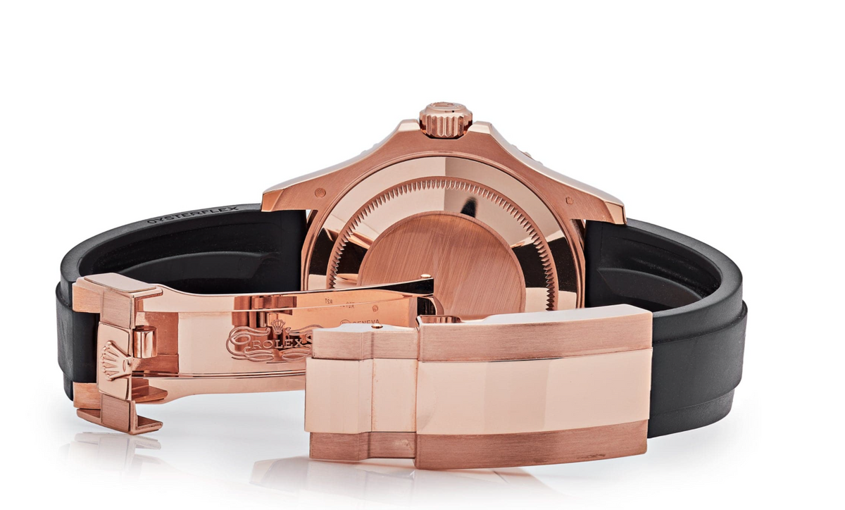 Yacht-master rose gold black dial 40mm