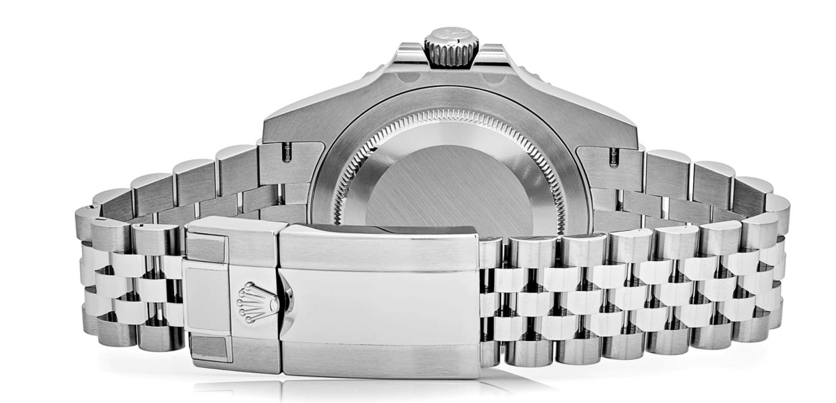 Gmt-master ii bruce wayne stainless black dial 40mm