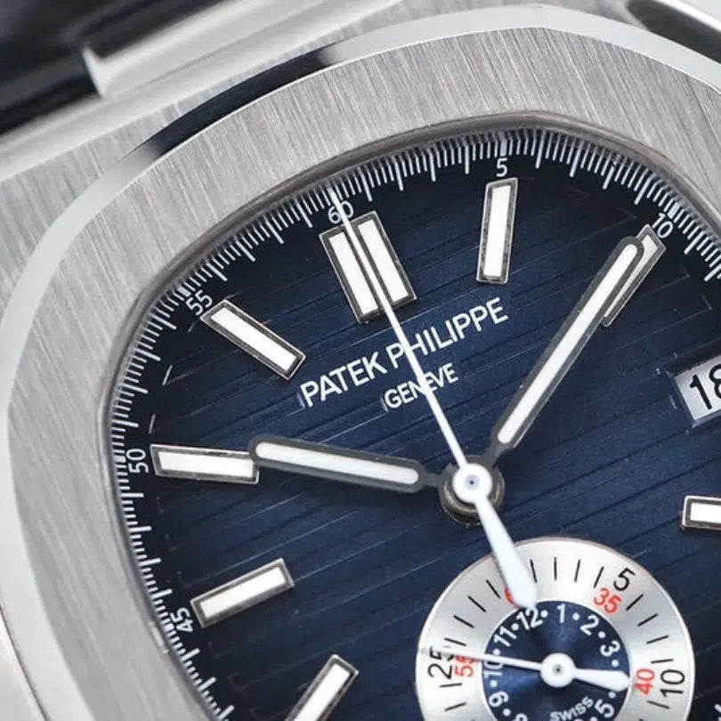 Nautilus Chronograph Black Leather PTP007