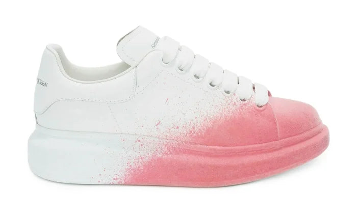 Oversize Bianco Rosa Velvet Spray