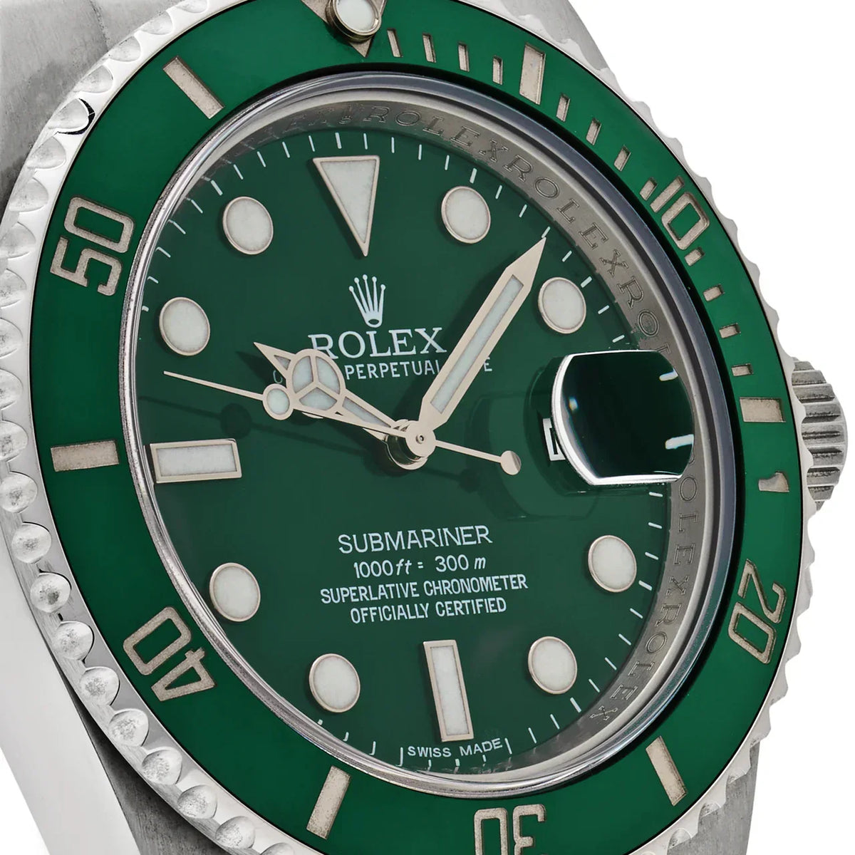 Submariner Date 116610LV 'Hulk' Steel Green Dial Oyster