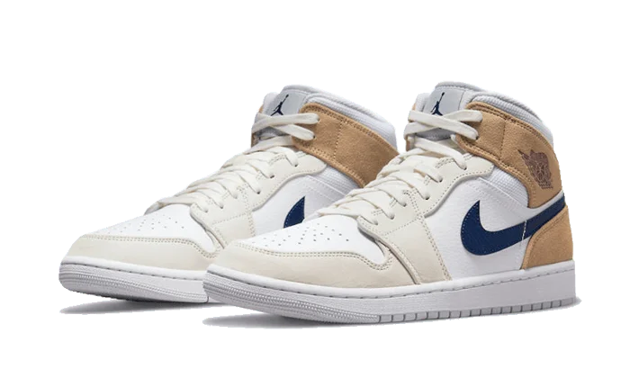 Tan Suede Navy