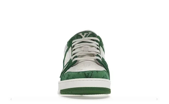 Green Monogram Denim White