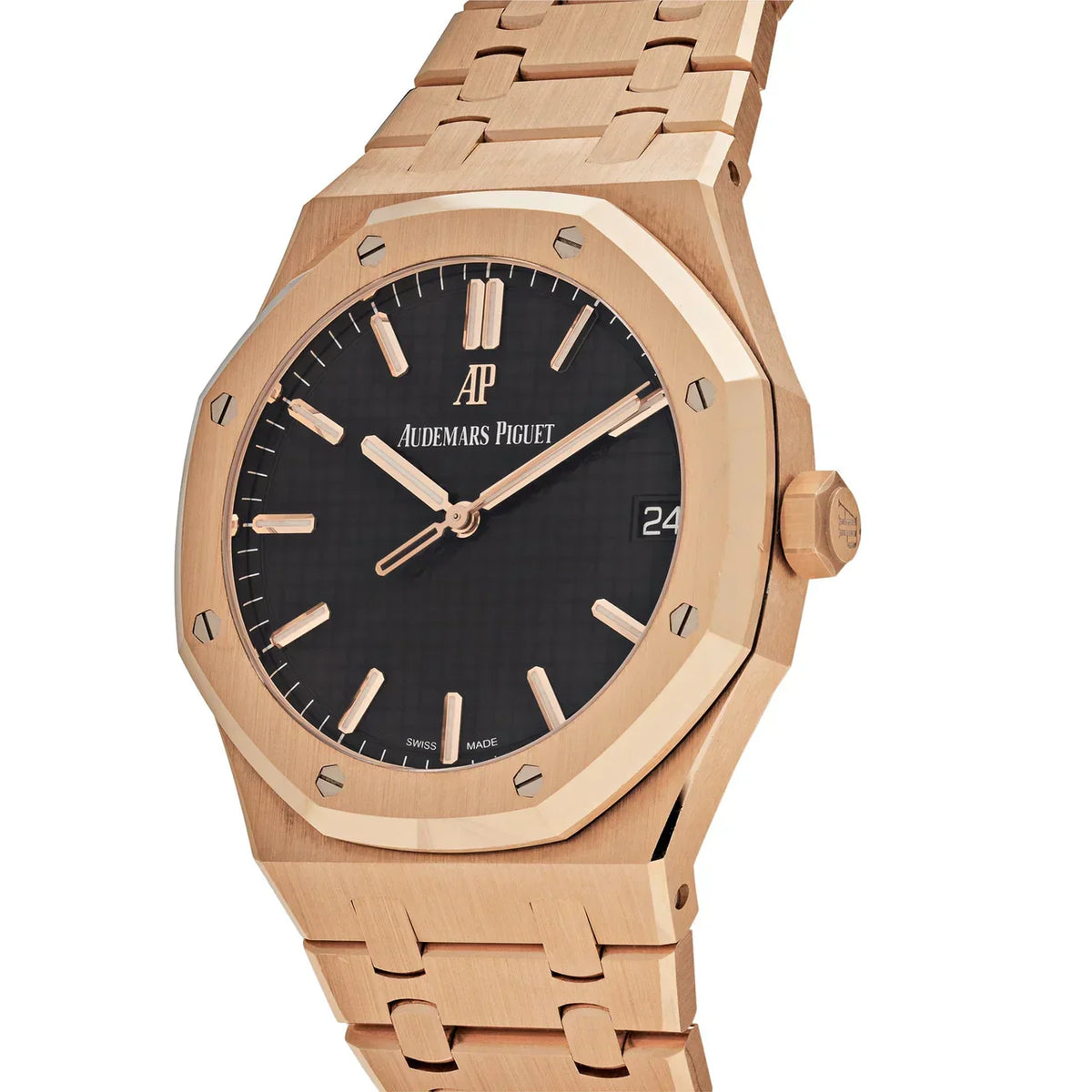 Royal Oak 15500OR.OO.1220OR.01 Selfwinding Rose Gold Black Dial