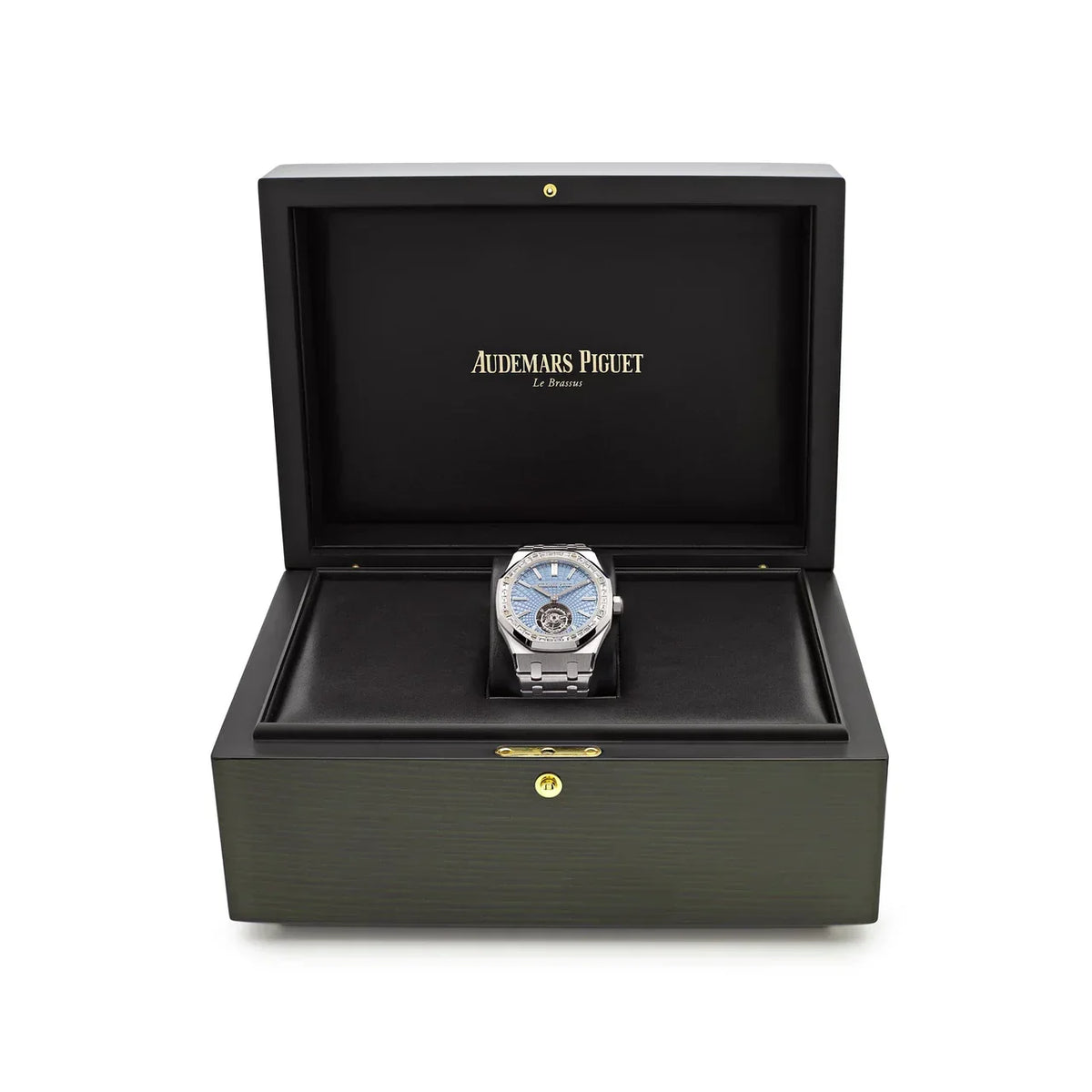 Royal Oak 26535PT.ZZ.1220PT.01 Selfwinding Flying Tourbillon Platinum Light Blue Dial