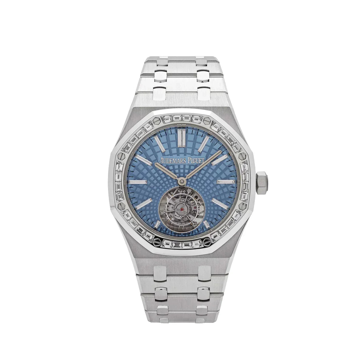Royal Oak 26535PT.ZZ.1220PT.01 Selfwinding Flying Tourbillon Platinum Light Blue Dial