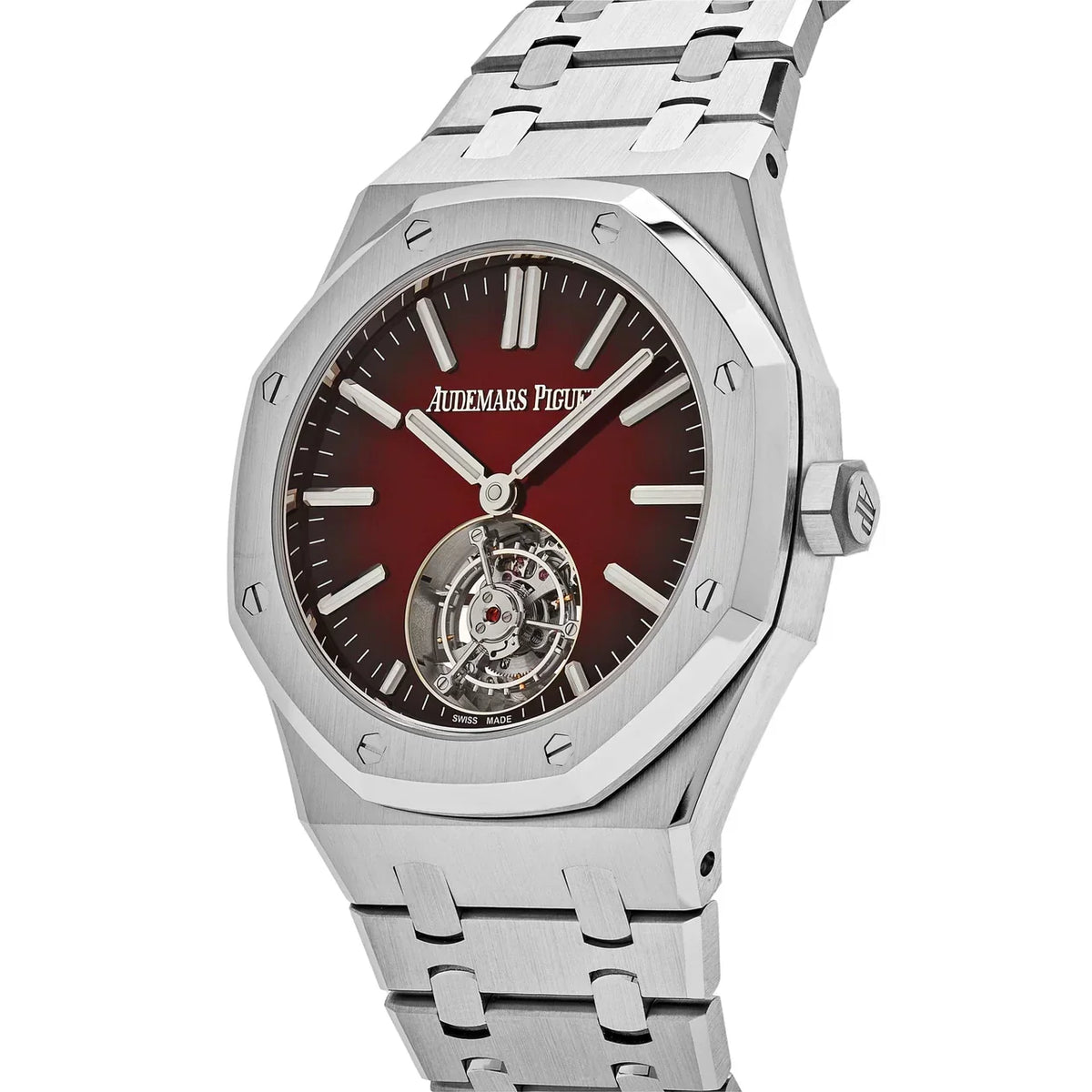 Royal Oak 26730ST.OO.1320ST.05 Selfwinding Flying Tourbillon Red Burgundy Steel