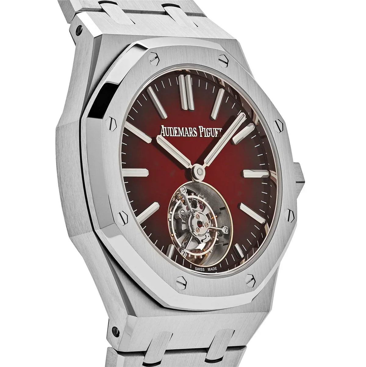 Royal Oak 26730ST.OO.1320ST.05 Selfwinding Flying Tourbillon Red Burgundy Steel