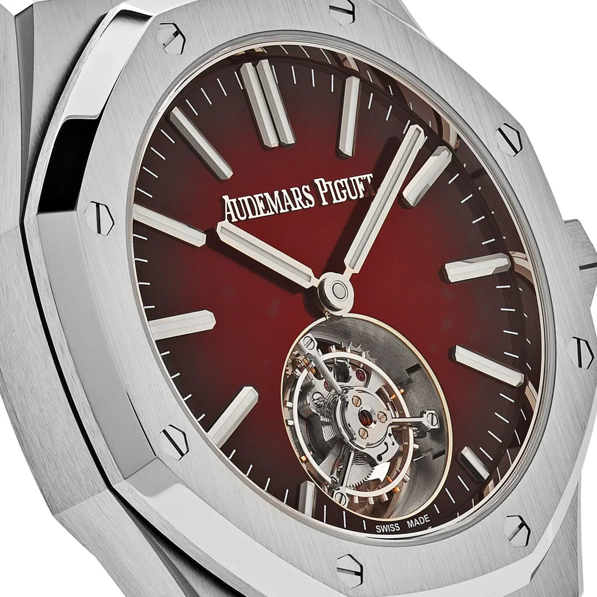Royal Oak 26730ST.OO.1320ST.05 Selfwinding Flying Tourbillon Red Burgundy Steel