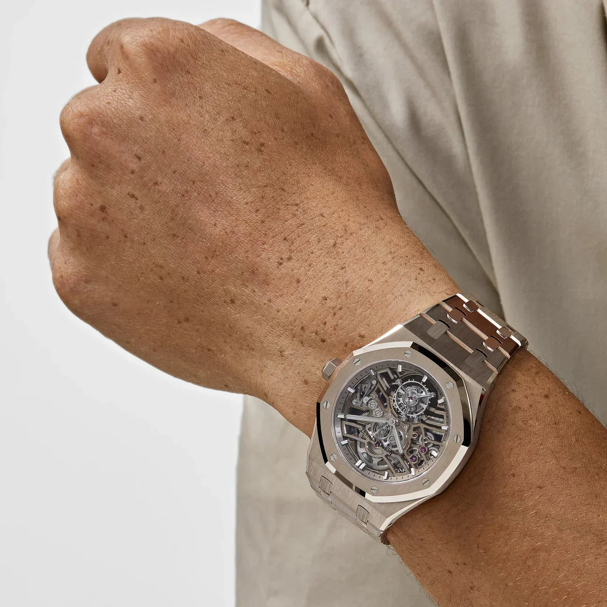 Royal Oak 26735SG.OO.1320SG.01 Selfwinding Flying Tourbillon Openworked Sand Gold (2024)