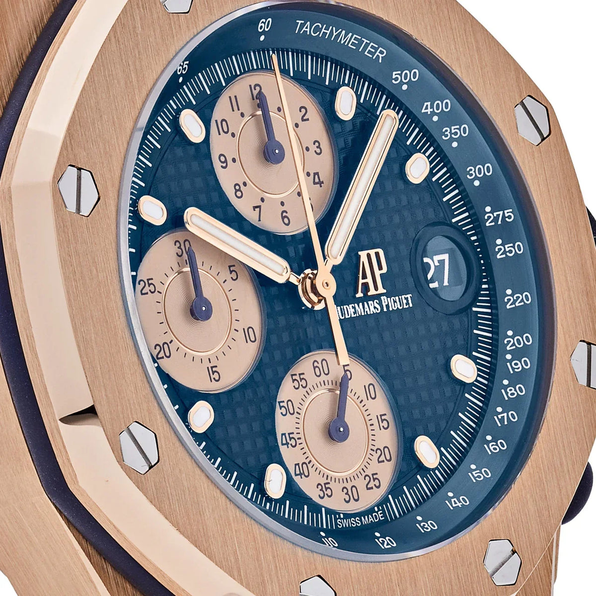 Royal Oak Offshore 26238OR.OO.2000OR.01 Chronograph 'Brick' Rose Gold Blue Dial