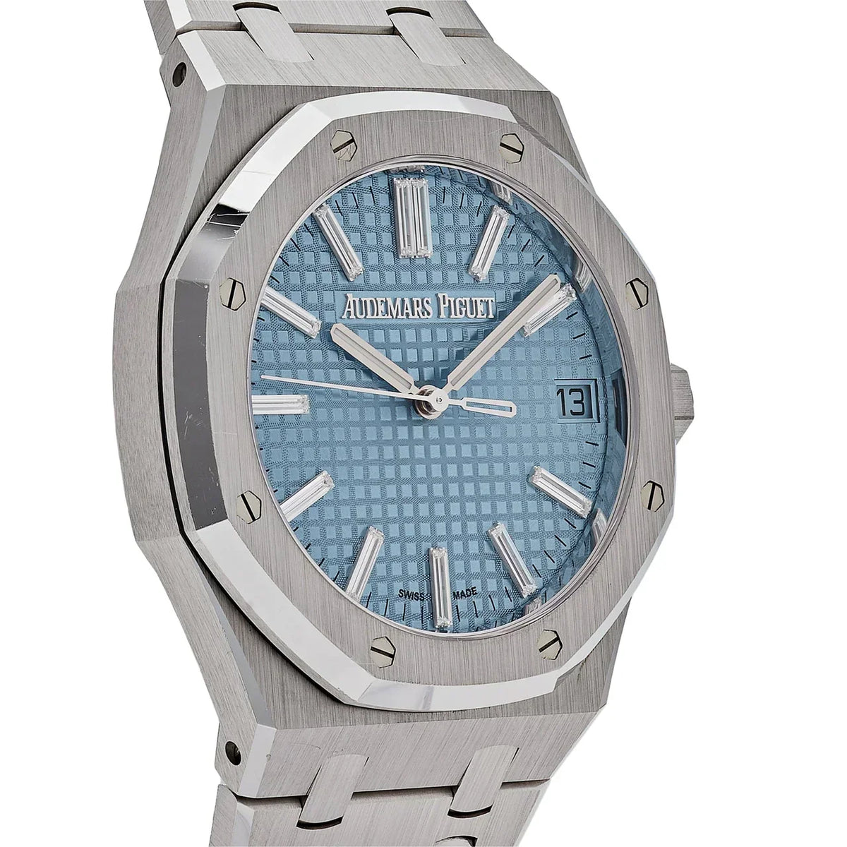Royal Oak Selfwinding 15510BC.OO.1320BC.01 White Gold Blue Dial Limited Edition