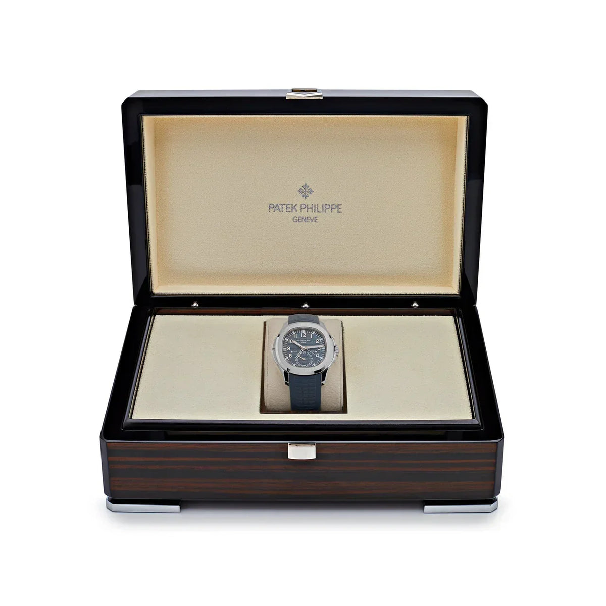 Aquanaut 5164G-001 'Travel Time' White Gold Blue-Gray Dial (2024)