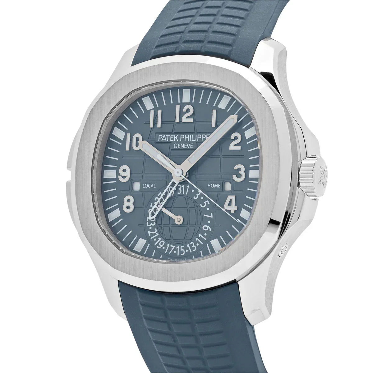 Aquanaut 5164G-001 'Travel Time' White Gold Blue-Gray Dial (2024)