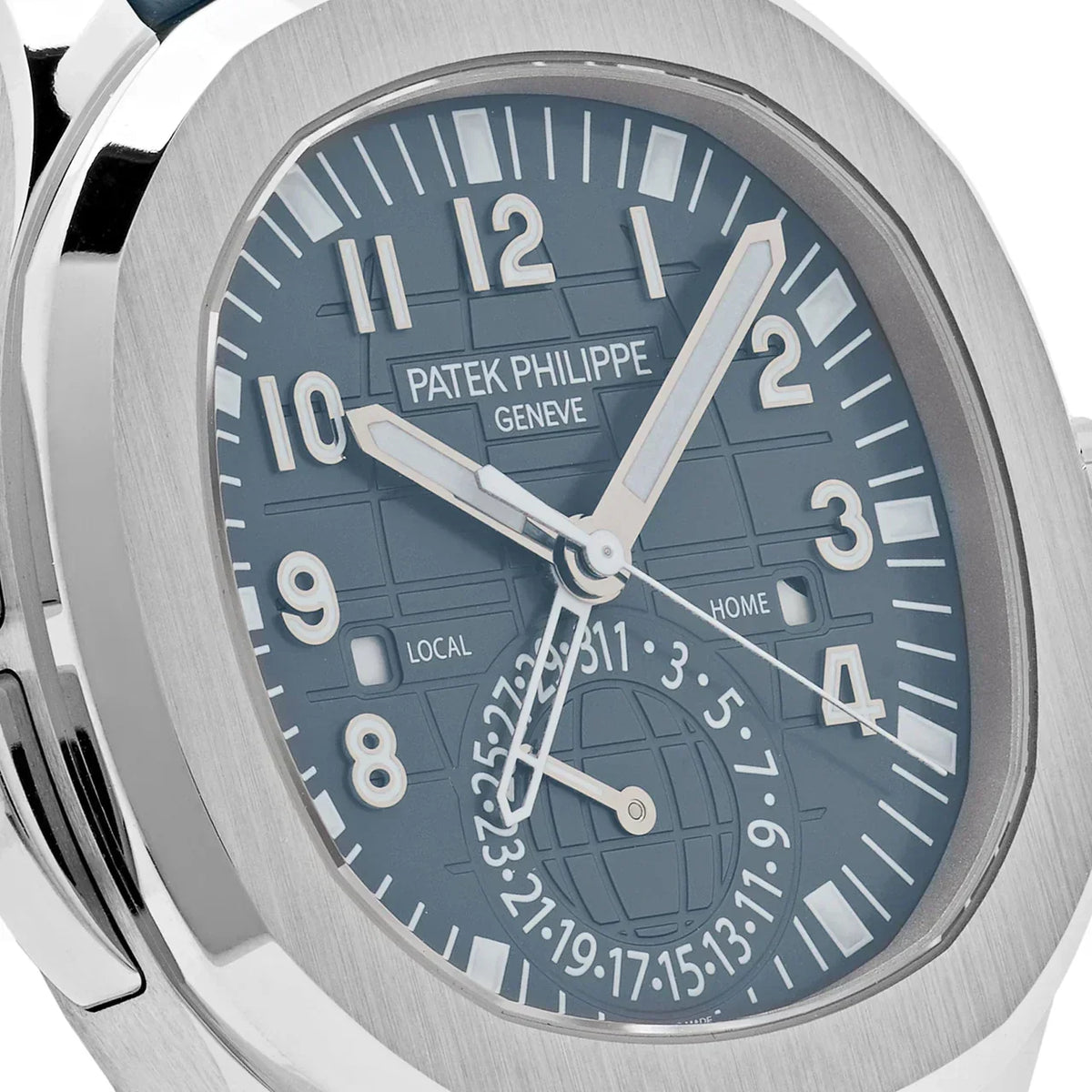 Aquanaut 5164G-001 'Travel Time' White Gold Blue-Gray Dial (2024)