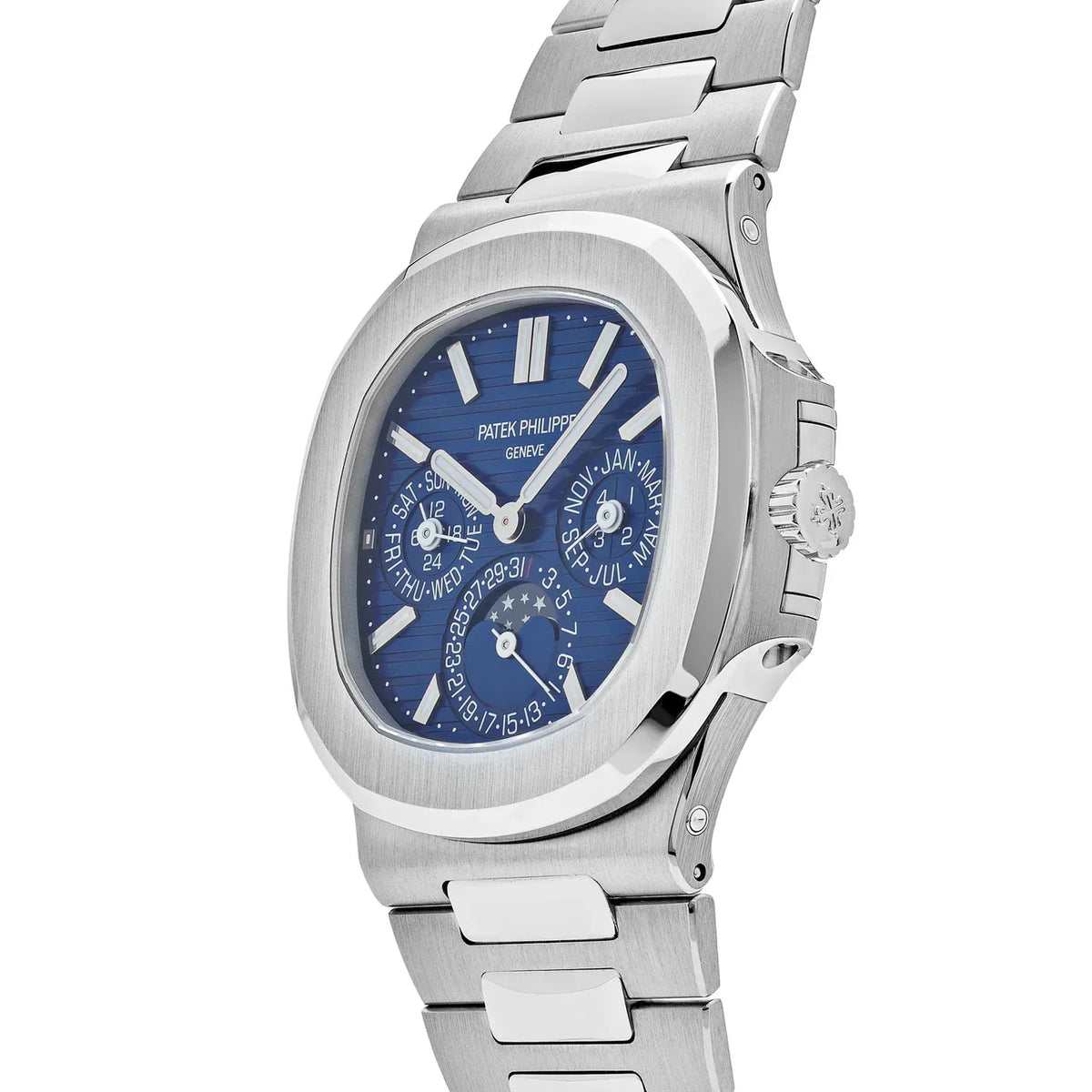 Nautilus 5740/1G Perpetual Calendar Moon Phase White Gold Blue Dial (2019)
