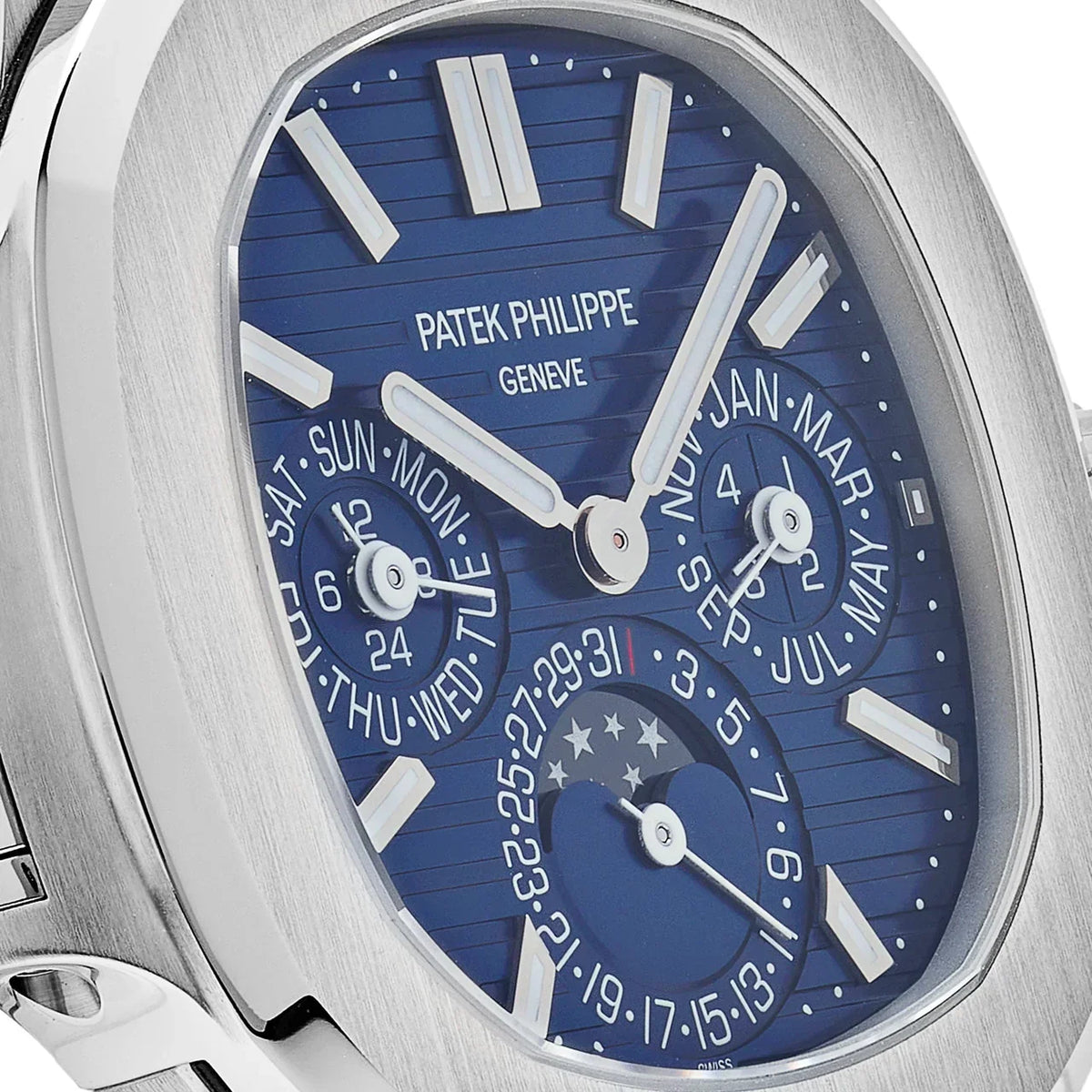Nautilus 5740/1G Perpetual Calendar Moon Phase White Gold Blue Dial (2019)