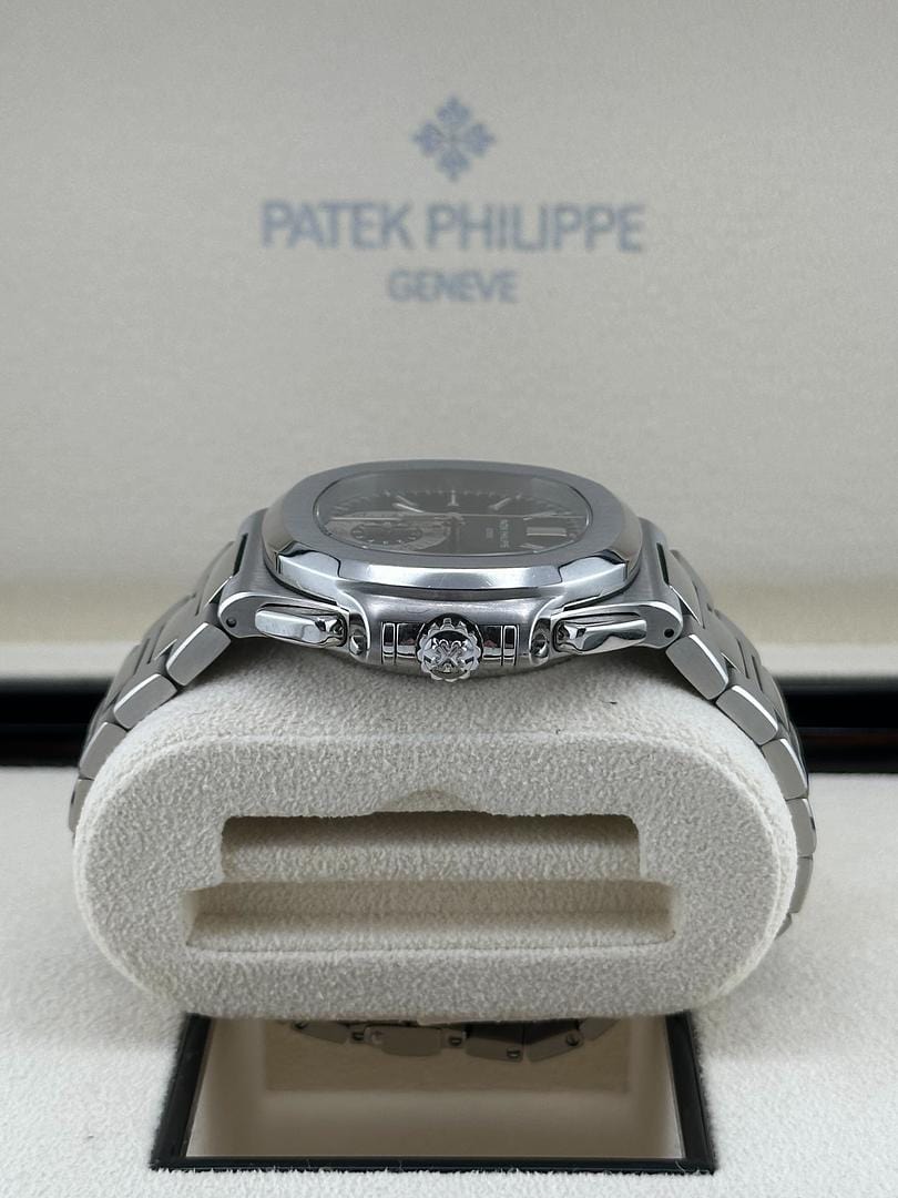 Nautilus 5980/1A-001 Chronograph Steel Blue Dial