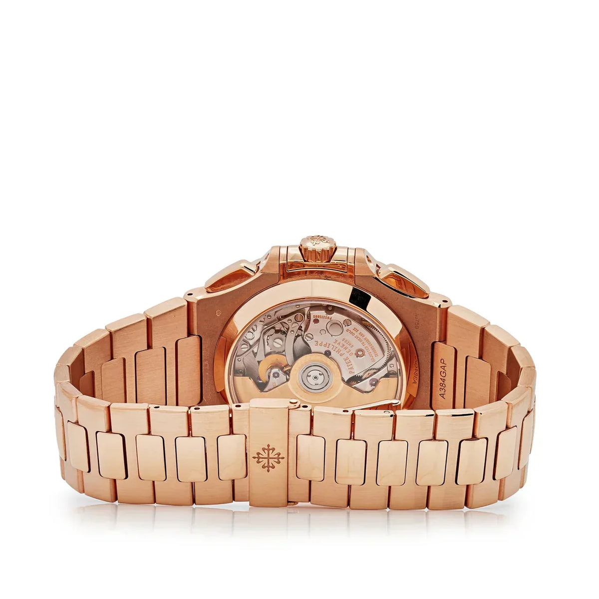 Nautilus 5980/1R-001 Flyback Chronograph Date Rose Gold Black Dial