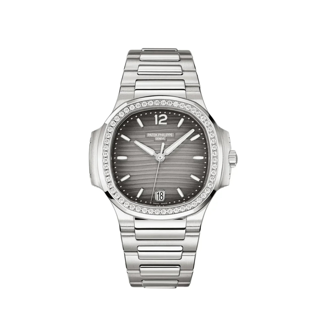 Nautilus 7118/1200A-011 Ladies' Steel Gray Dial Diamond Bezel (2023)