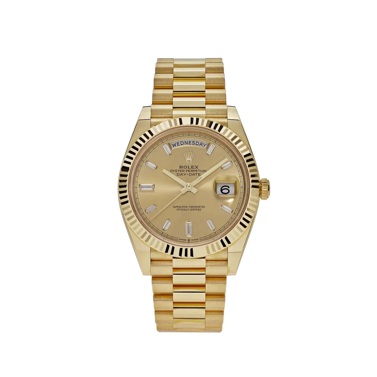 Day-Date 228238 Yellow Gold Champagne Diamond Dial (2022)