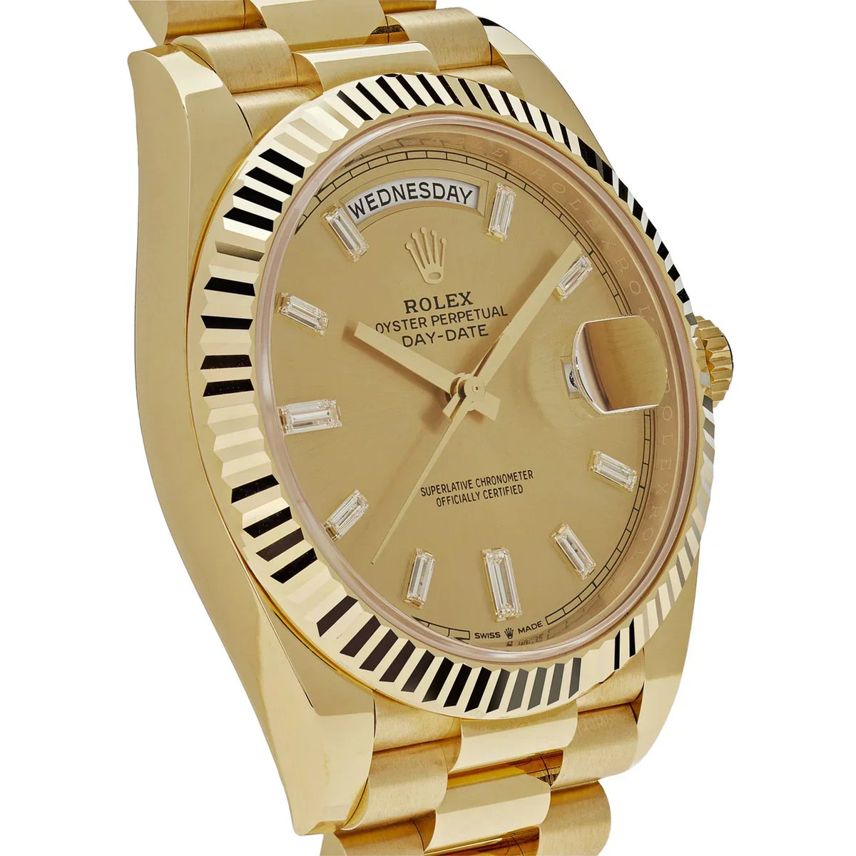 Day-Date 228238 Yellow Gold Champagne Diamond Dial (2022)
