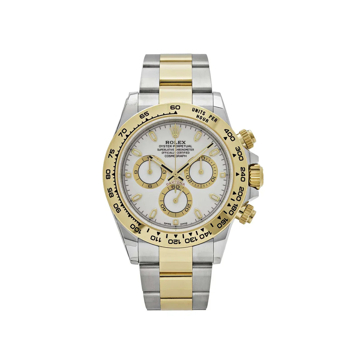Daytona 116503 Two-Tone Yellow Gold Steel White Dial (2023)